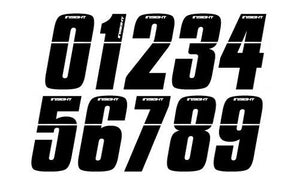 Insight BMX Side Plate Number - 3" - Black #