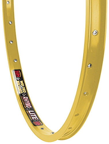 26" Sun Rhyno Lite XL Double Wall BMX Rim - 36H - Gold Anodized