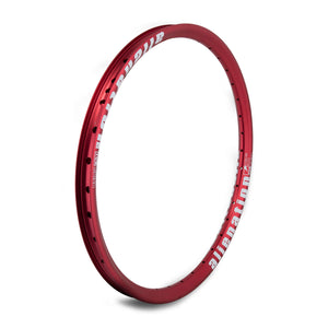 20" (406mm) Alienation Mischief G69 TSC Front Double Wall BMX Rim - 36h - Red