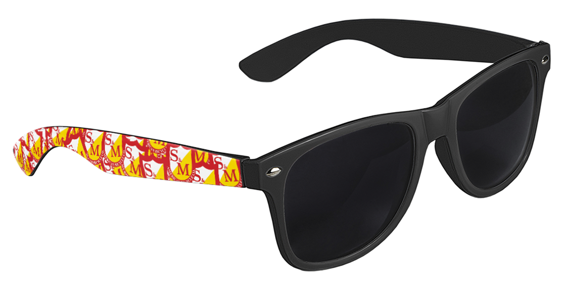 S&M Shield BMX Sunglasses - Black