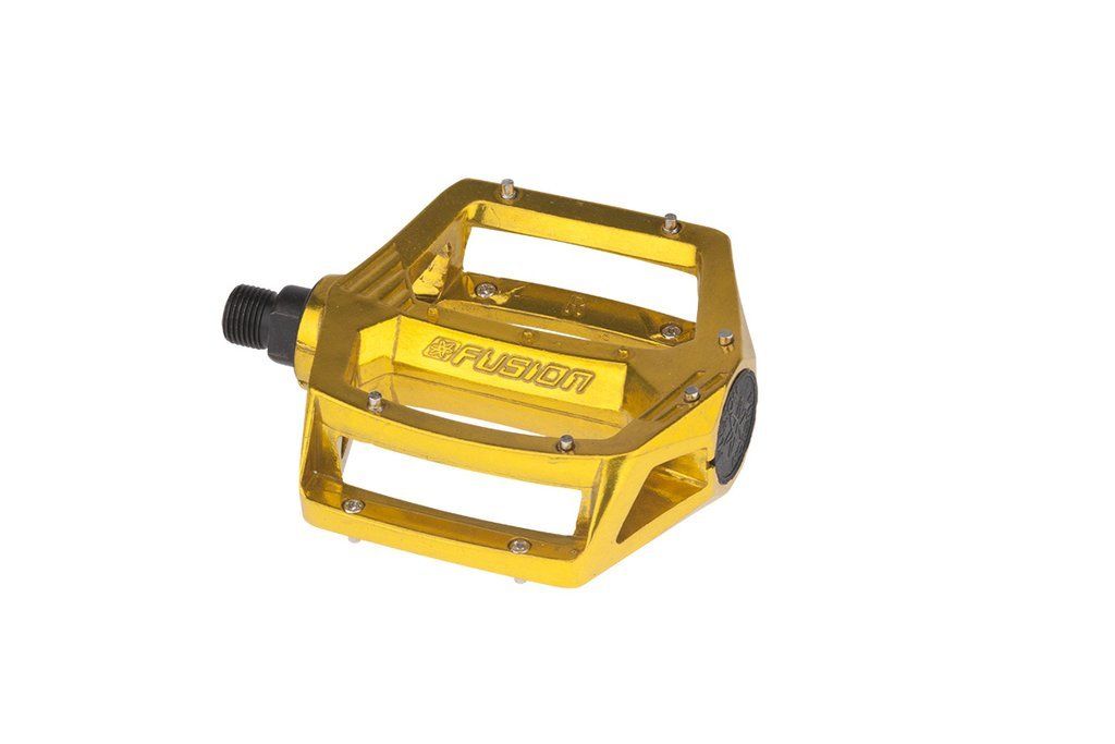 Haro Fusion DX BMX Platform Pedals - 9/16" - Gold
