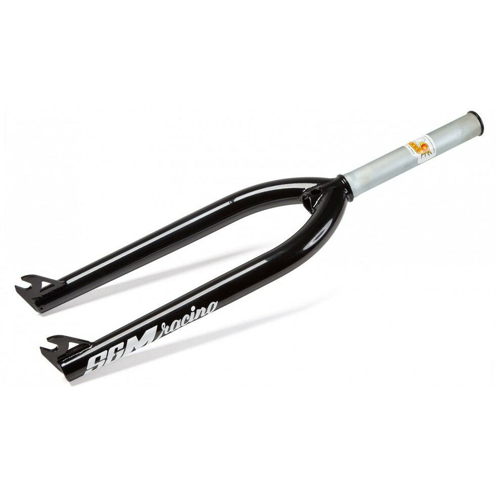 S&M Race XLT 26" Threadless 395mm BMX Fork - Black - Made in USA