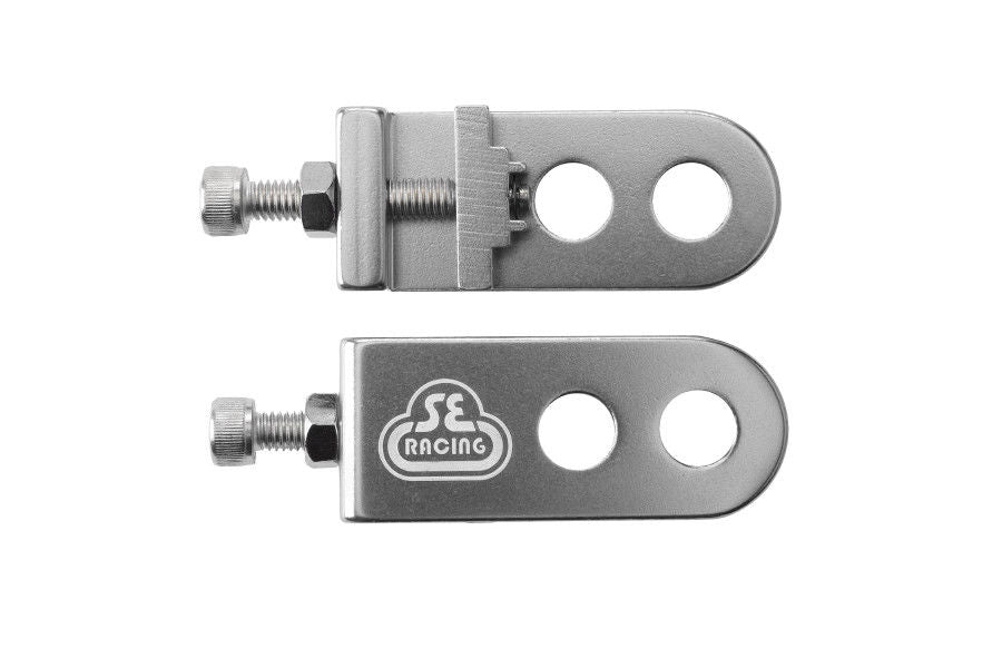 SE Lockit 3/8" BMX Chain Tensioners - Pair - Silver