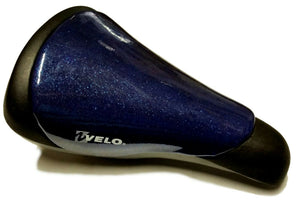 Velo 311 BMX Railed Seat 8mm rails Hemorrhoid style - Glitter Blue - NOS