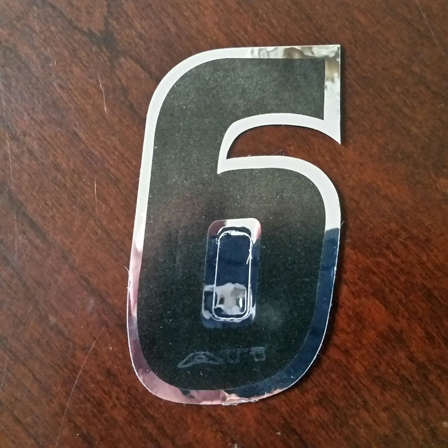 ATI BMX Numberplate Number 3" # - Foil - USA Made