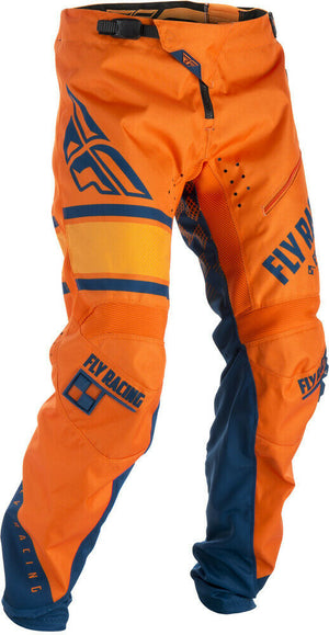 Fly Kinetic Era BMX Race Pants (2018) - Sz 34 waist - Orange/Navy