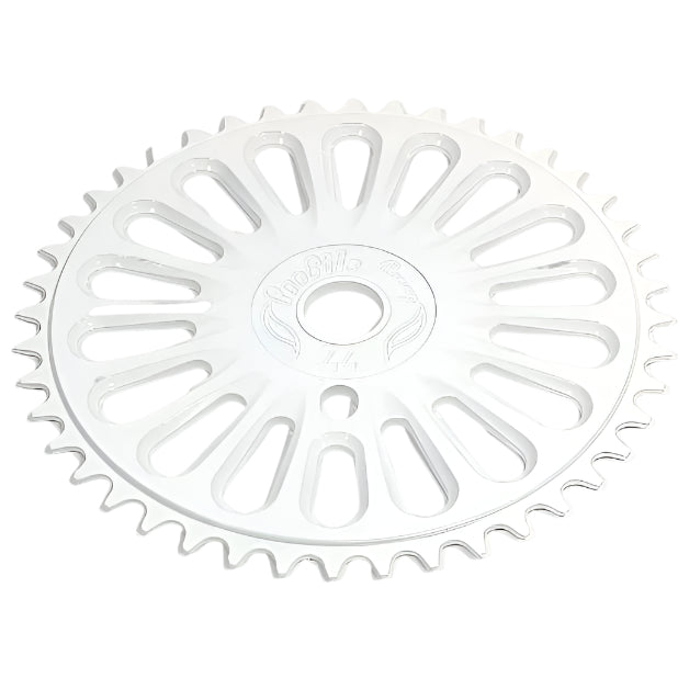 Profile 44t Imperial BMX Sprocket / Chainwheel - White - USA Made