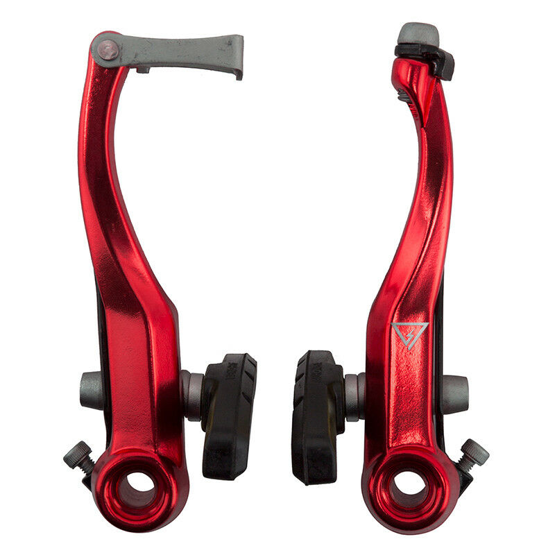 Black-Ops VB1 BMX Linear Pull V-Brake Caliper - Red Anodized