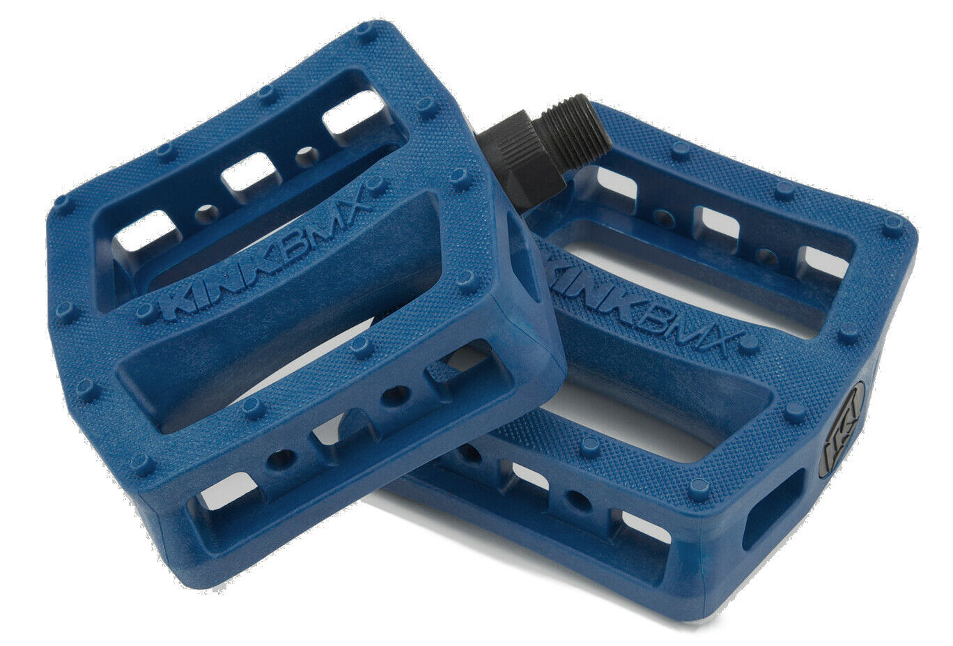 Kink BMX Hemlock Platform Pedals -  9/16" - Sonic Blue