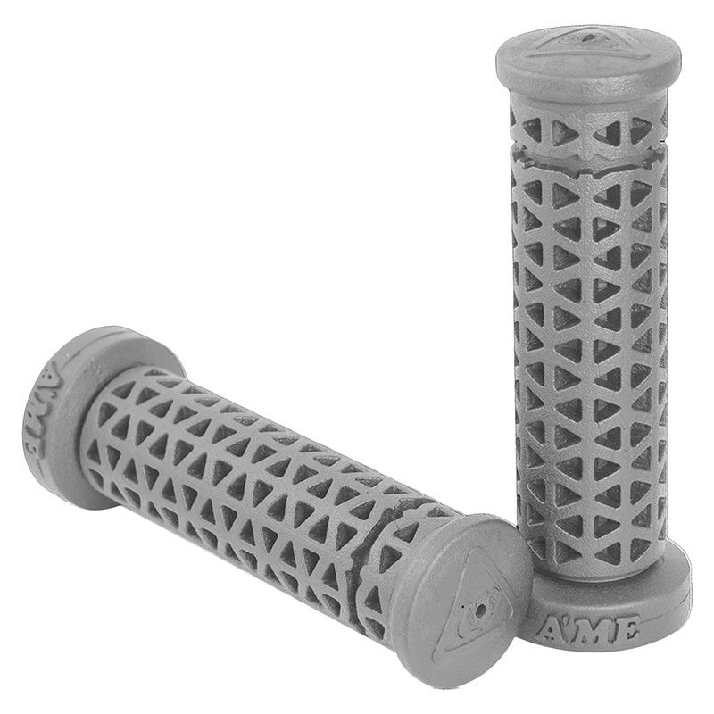 AME Zone Flangeless BMX Grips - Gray - A'ME