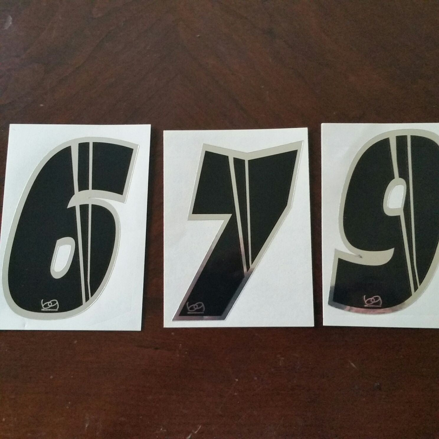 Blue Groove BMX Numberplate Number - 5" # - Foil