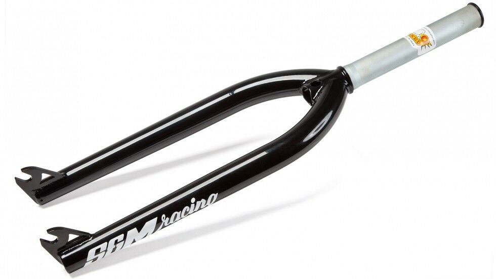 S&M Race XLT 26" Threadless 415mm BMX Fork - Black - Made in USA