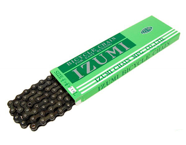 Izumi BMX Chain - 1/2"x1/8" - Black - Made in Japan