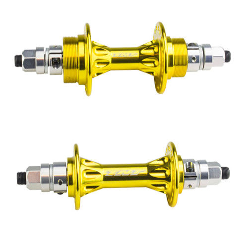 TNT Derringer Sealed BMX Flip/Flop Freewheel Hubset - 36h - 3/8" axle - Gold