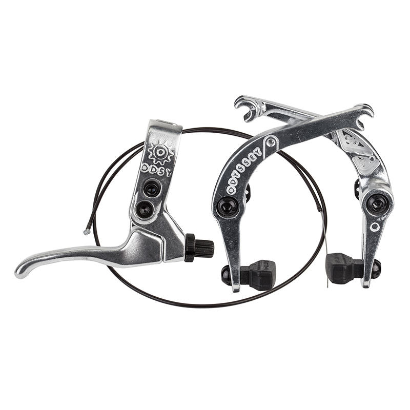 Odyssey Springfield BMX U-Brake set - Rear Lever + Cable + Caliper - Polished