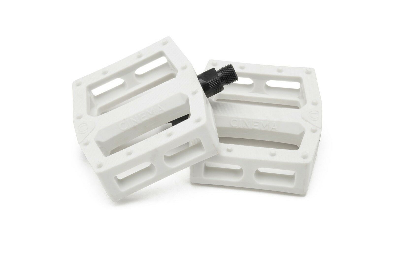 Cinema BMX Chad Kerley "CK" Nylon Platform Pedals - 9/16" - White