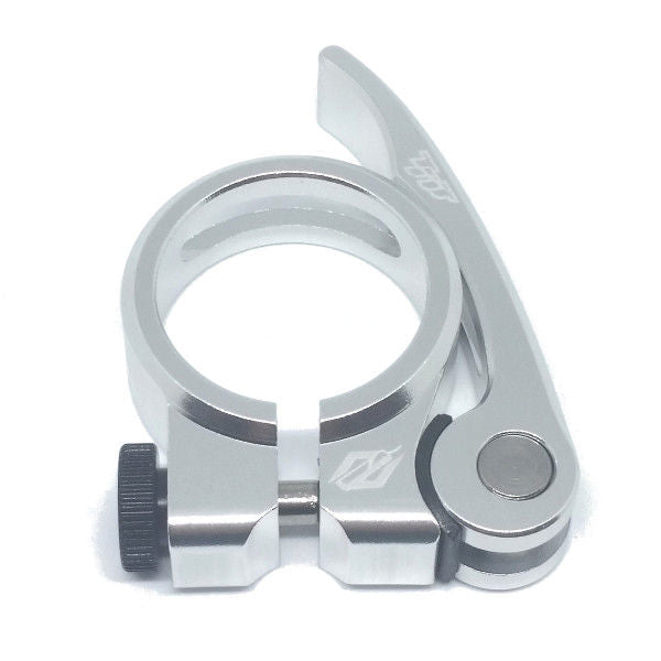 TNT Bicycles BMX Quick-Release Seat Post Clamp - 31.8mm - 1-1/4" - Silver