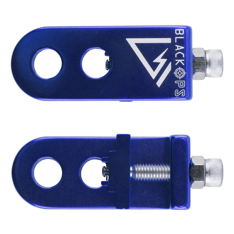 BlackOps 3/8" BMX Chain Tensioners - Pair - Anodized Blue