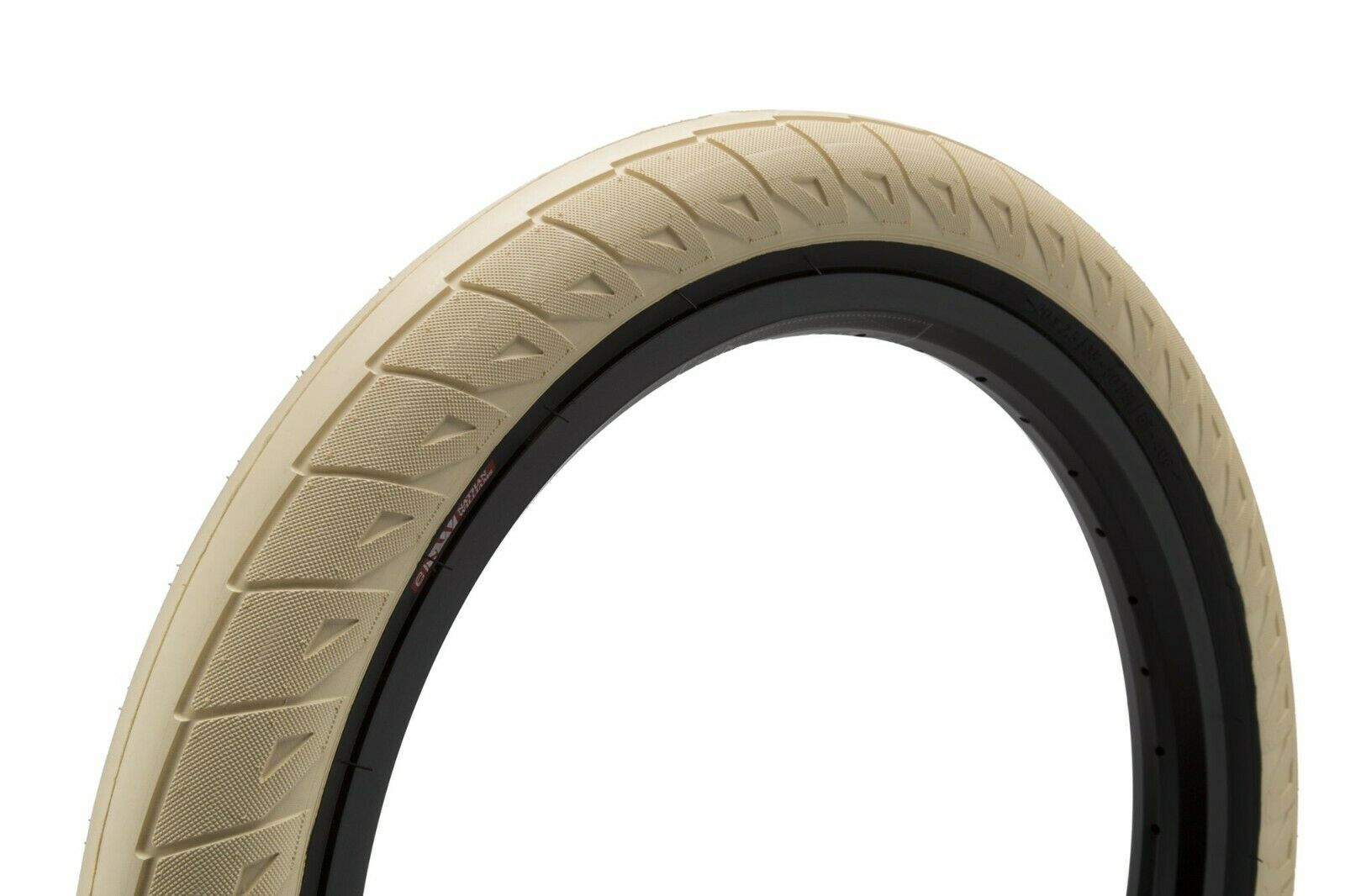 20x2.50 Cinema Williams BMX tire - Cream w/ Black Sidewall