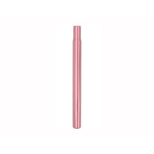 25.4mm Straight Aluminum Seatpost - 300mm - Pink Anodized
