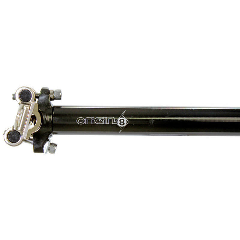 29.2mm Origin8 Pro-fit Micro Adjust Seatpost - 400mm - Black