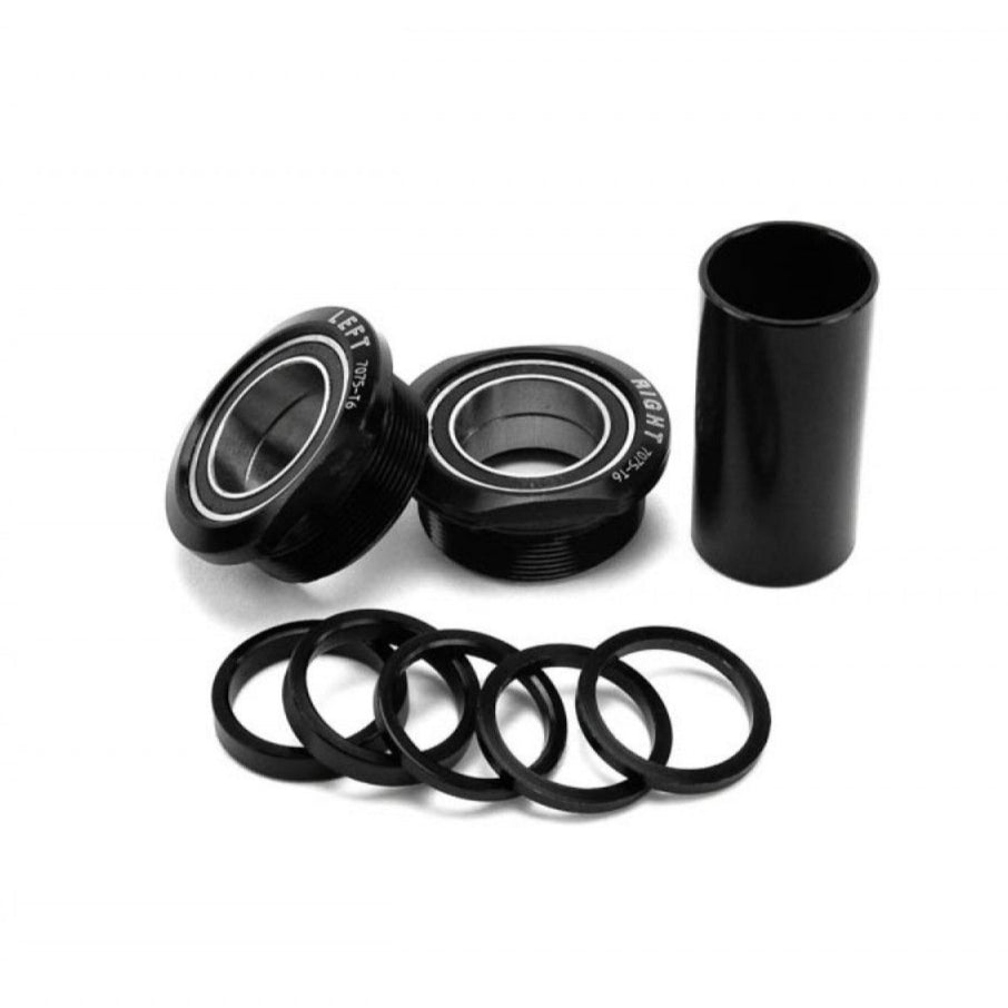 19mm Mission Euro BMX Bottom Bracket Set - Black