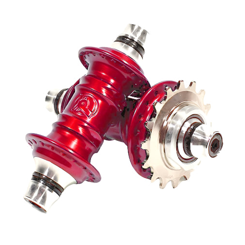 Profile Race Mini Cassette Hubset - 36H - Red - USA Made