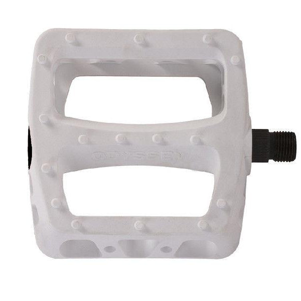 Odyssey Twisted PC BMX Platform Pedals -  9/16" - White
