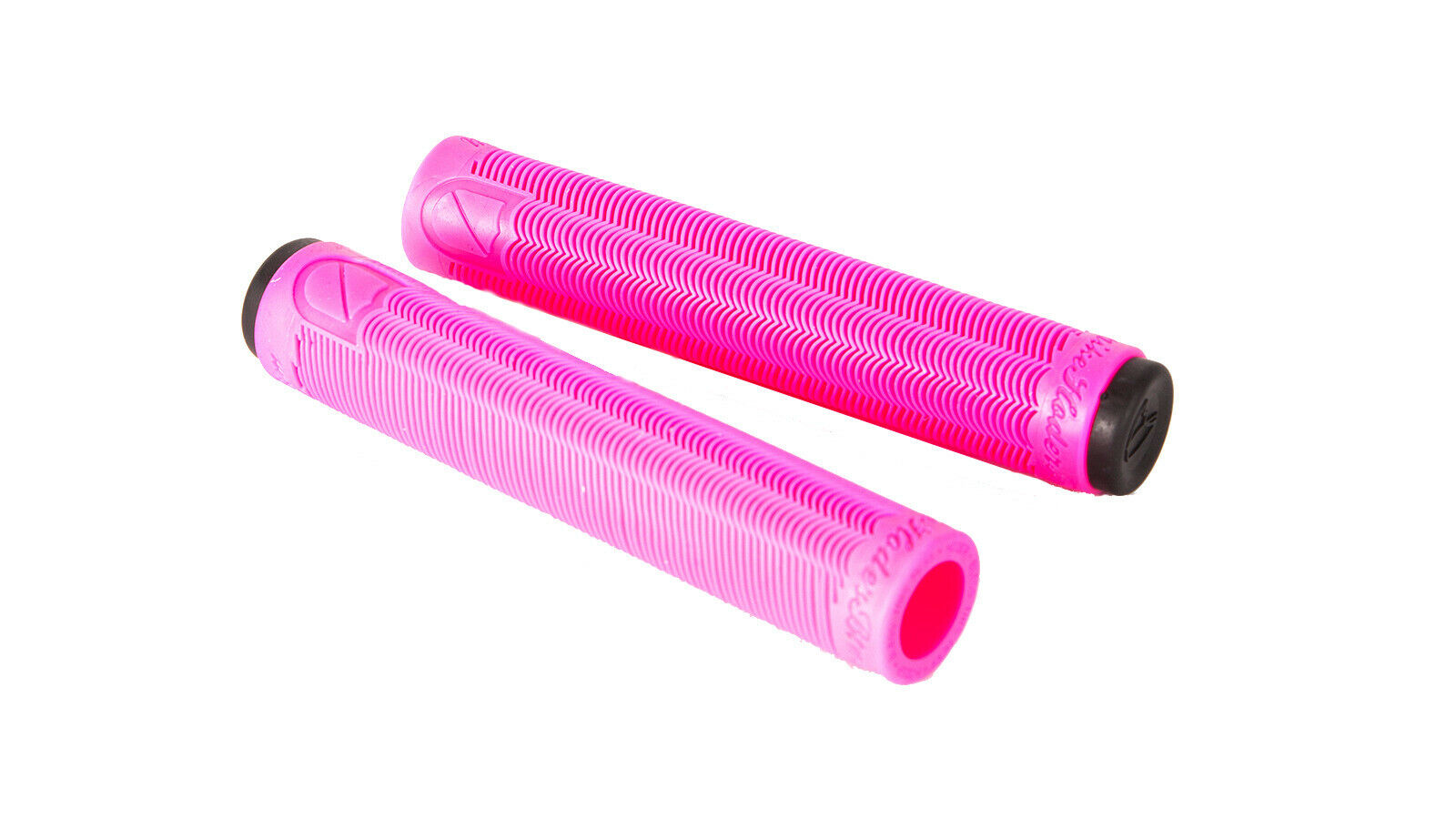 S&M BTM Hoder Flangeless BMX grips - Hot Pink - USA Made