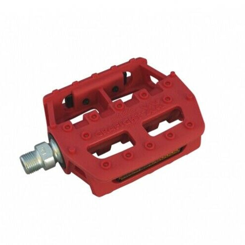 MKS Grafight XX Platform Pedals (Re-issue) - 9/16" - Red
