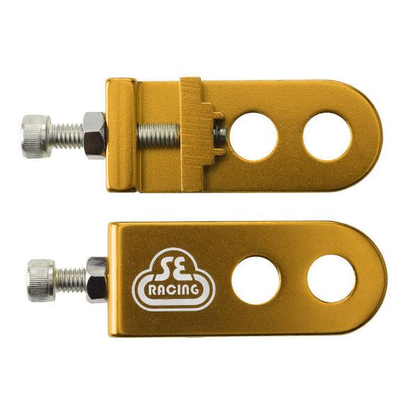 SE Lockit 3/8" BMX Chain Tensioners - Pair - Gold