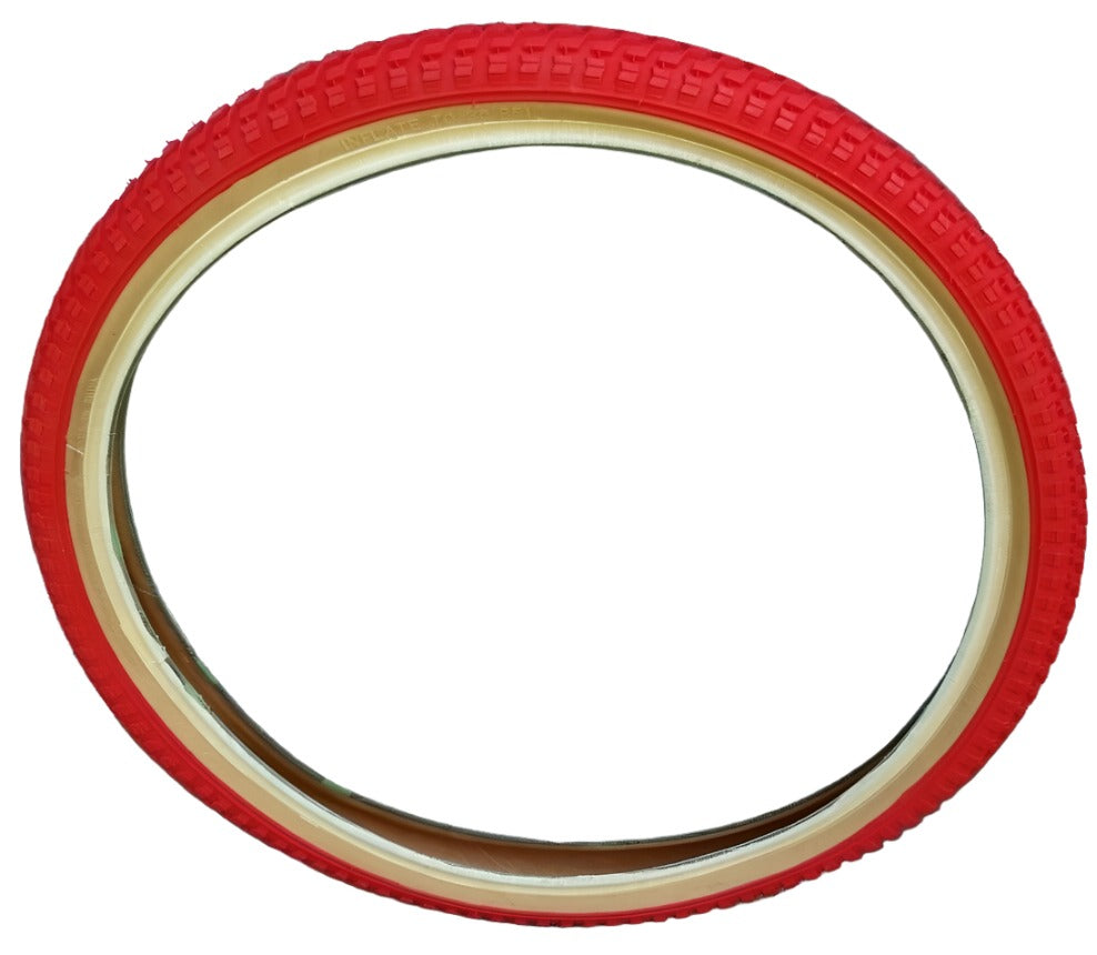20x1.75 CST Snakebelly BMX tire Red w Skinwall BMXGuru C W Cycle