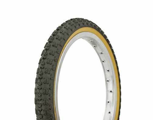 16x1.75 Comp III BMX tire by Duro - Black with Gumwall