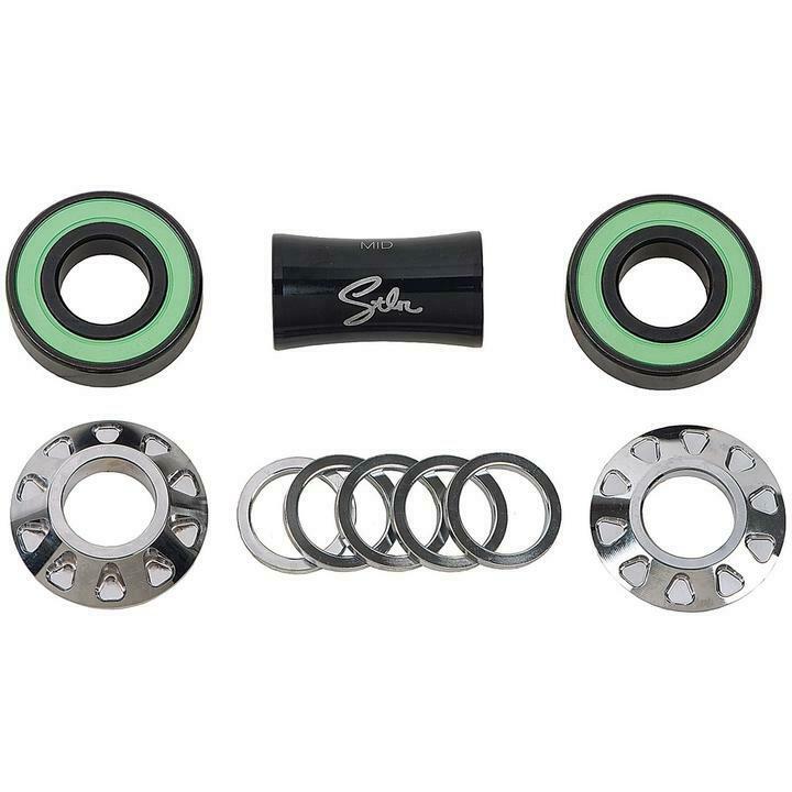19mm Stolen Revolver Mid BMX Bottom Bracket - Chrome