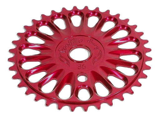 Profile 33t Imperial BMX Sprocket / Chainwheel - Red - USA Made