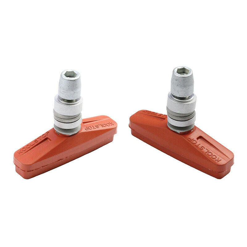 Kool Stop City Threaded Brake Pads/Shoes - Salmon - USA Made