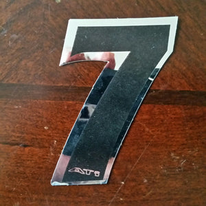 ATI BMX Numberplate Number 3" # - Foil - USA Made