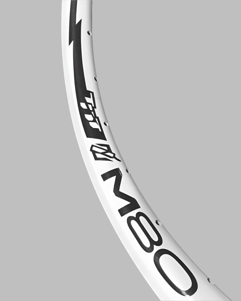 20" (406mm) TNT M80 Double Wall Rim 36H White Front