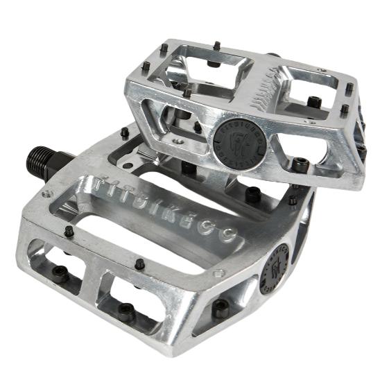 cfp bmx pedal b-50 Fit Alloy Platform Pedals - Silver The large platform provides 成人向け Nitril-Einweghandschuhe Orange Tiger Grip Serial Number:M3S8870