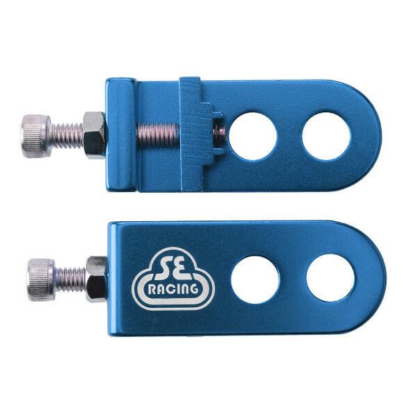 SE Lockit 3/8" BMX Chain Tensioners - Pair - Blue