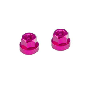 TNT Aluminum Axle Nuts - 3/8" x 26t - Set of 2 - Assorted Colors