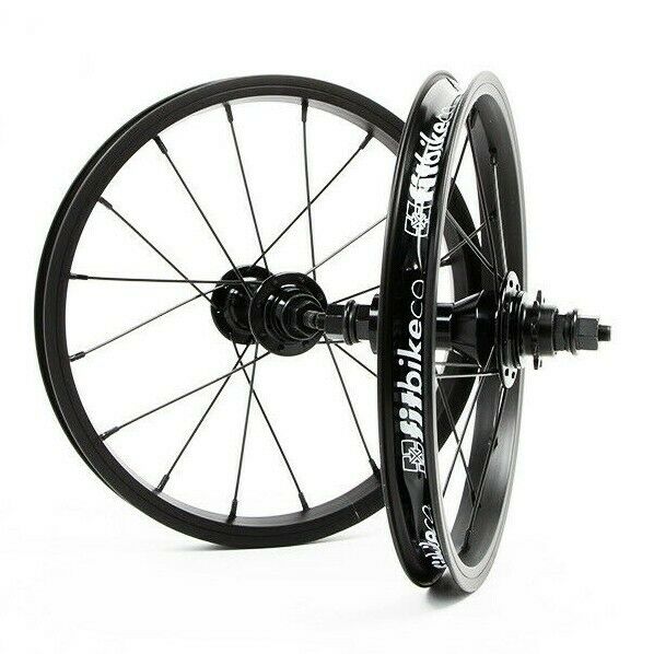 14" Fit OEM BMX Wheelset - 9t - RHD - Male 3/8" - Pair - Black