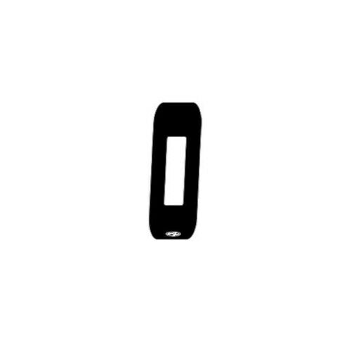 Answer BMX Numberplate Number - 3" # - Black