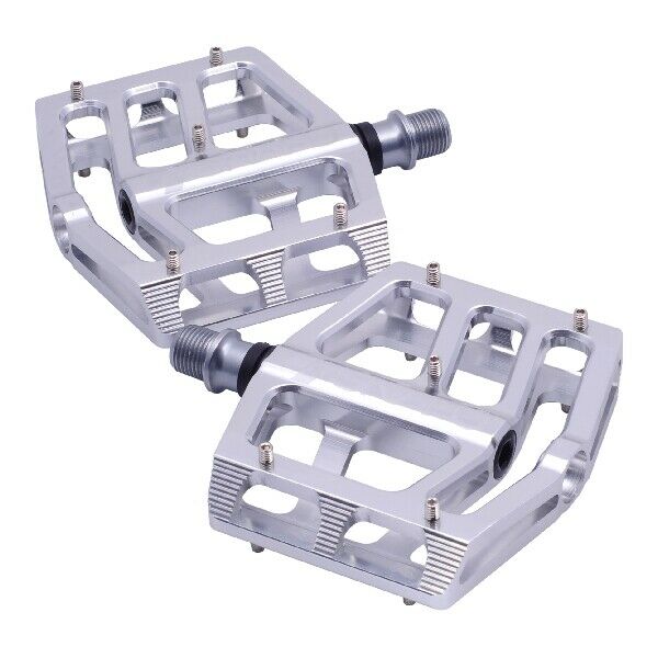 Snafu BMX Cactus Pro Aluminum Platform Pedals - Sealed - 9/16 - Polished