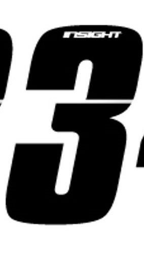 Insight BMX Numberplate Number - 3" # - Black