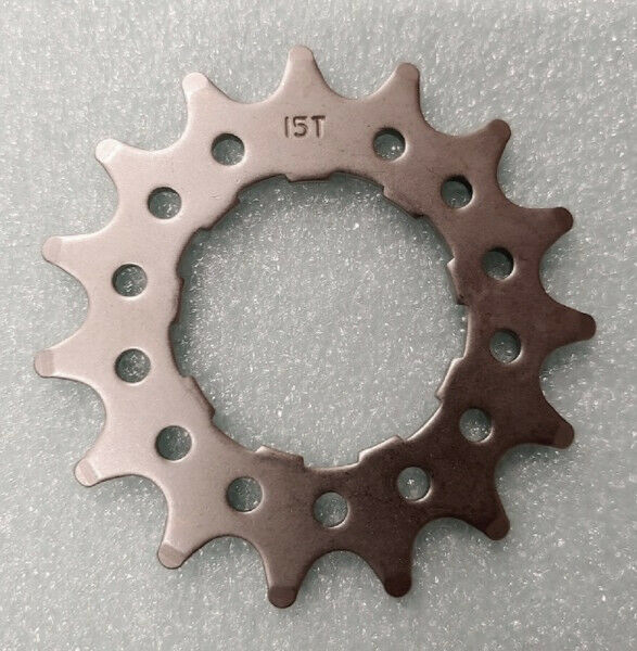 MCS 15t Chromoly Shimano-type cog for BMX Cassette hubs - 3/32"