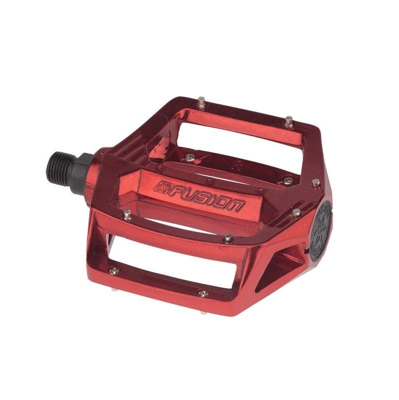 Haro Fusion DX BMX Platform Pedals - 9/16" - Red
