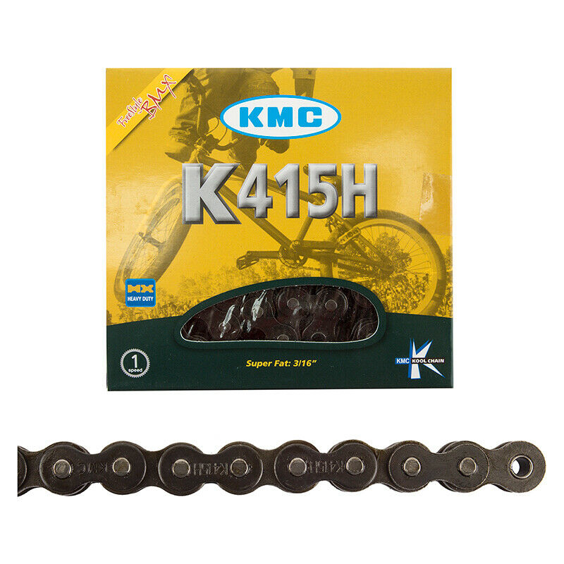 KMC 415H BMX Chain - 1/2 x 3/16 / Extra Wide - Black