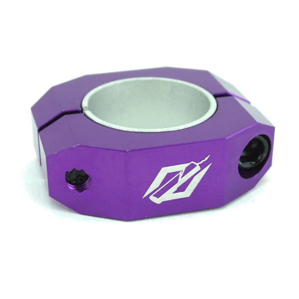 TNT Bicycles Double-Bolt BMX Seat Post Clamp - 31.8mm (1-1/4") & 28.6mm (1-1/8") - Purple