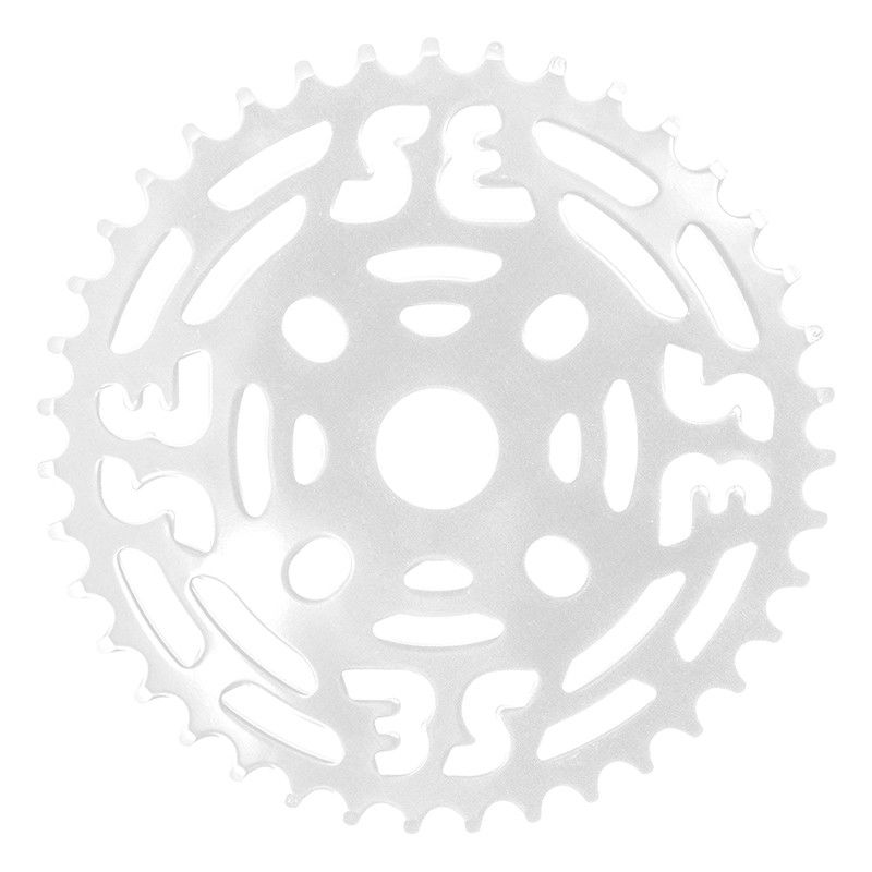 SE Racing 39T BMX Steel Sprocket / Chainwheel - White